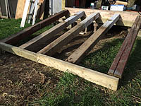 Garden Shed Ramp - Building a ramp for a shed