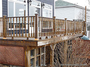 Raised deck - Covered Deck - DIY wood Deck - Porch