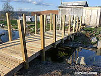 Cheap Backyard Bridge - DIY Backyard Bridge - Pond Bridge - Water garden Bridge