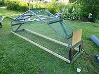 Framing Chicken Tractor - Mount Mobile chicken coop frame