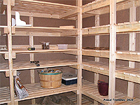 Cold Storage Room Shelves - DIY Walk In Cold Room - shelving cold room