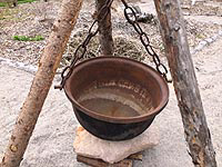 Cast iron cauldron - Vintage Planter